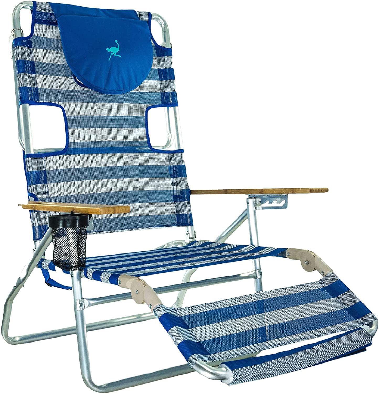 Ostrich 3-N-1 Multi-Position Relaxing Reclining Beach Chair