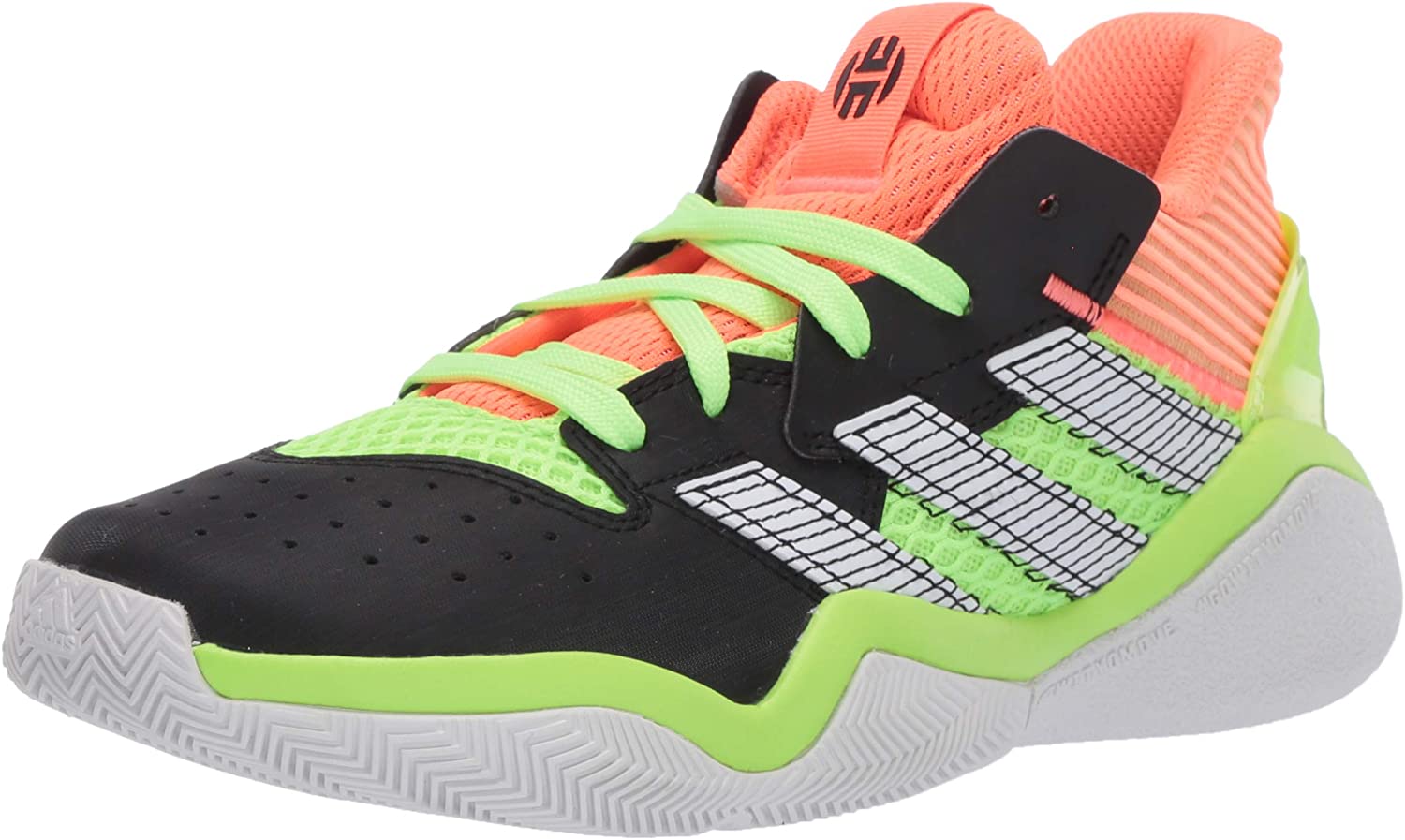 Adidas Harden Stepback Basketball Shoes Black/Green Size 9.5