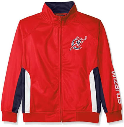 NBA Washington Wizards Track Jacket Red Youth-Size Large(L)