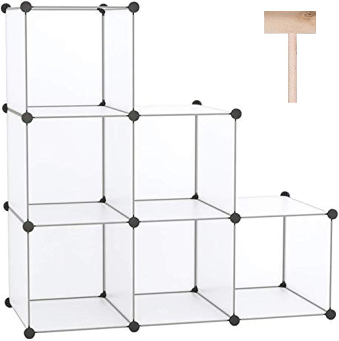 C & A Home 6 Cubes Storage Organizer Shelves Units.