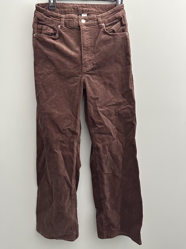Divided Corduroy Pants Brown Size 10