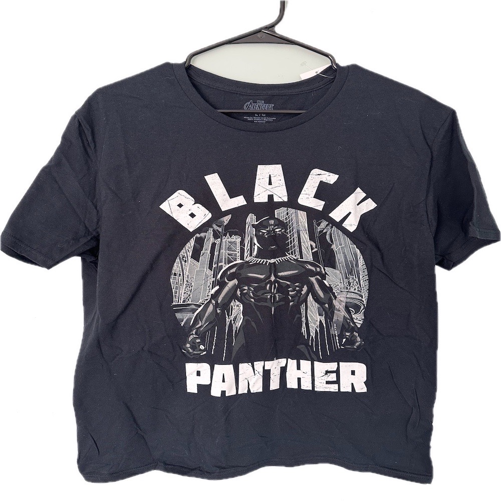 Marvel Comics Black Panther Avengers Graphic T-Shirt Adult