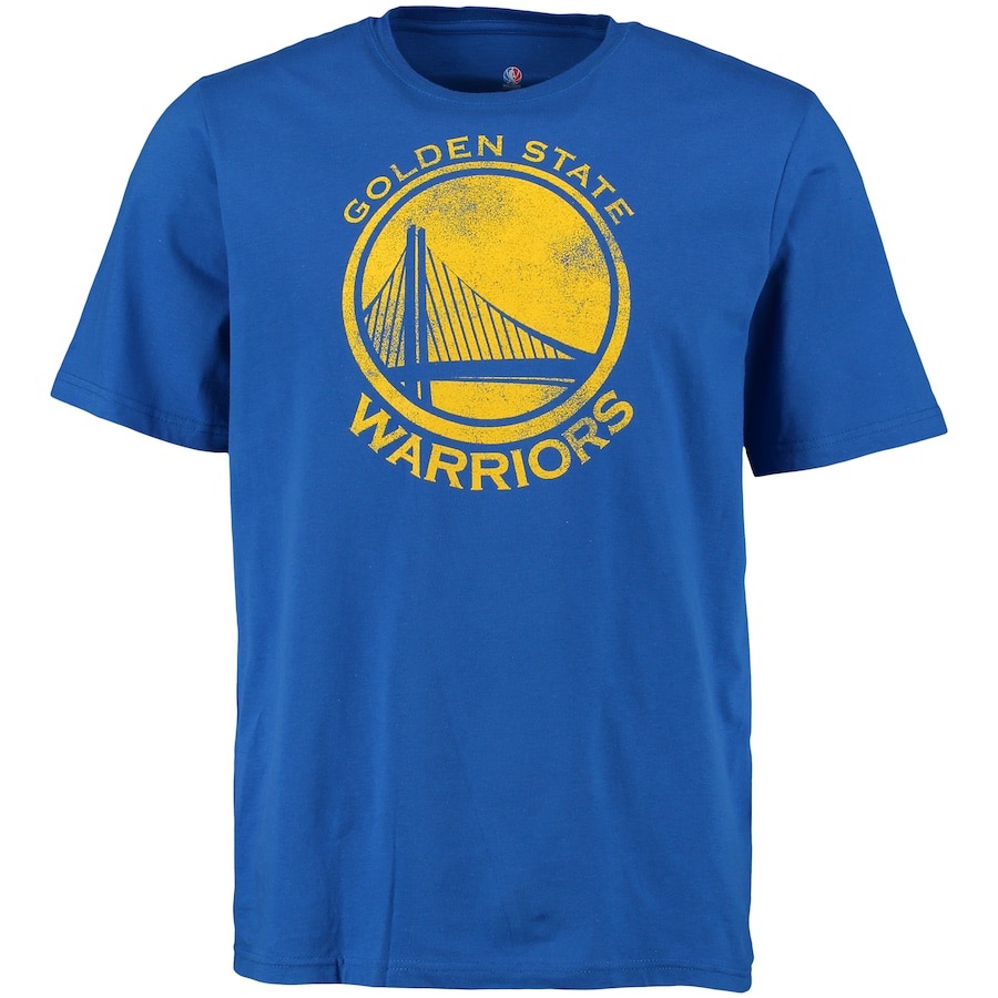 Men's Golden State Warriors Royal Distressed T-Shirt / XLT